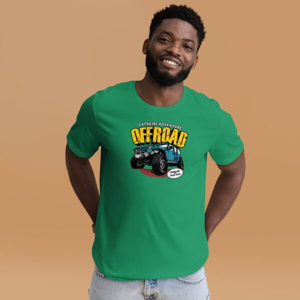 Men's Extreme Off Road Journey Tee-Shirt in Black Heather, Heather Forest, Navy - Sizes S-4XL | 100% Cotton Lightweight Shirt - Image 20
