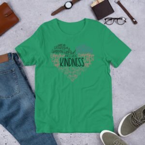 Spread Kindness Daily Classic T-Shirt in Asphalt, Athletic Heather, Berry, and More - Sizes S-4XL - Urban Life Apparel