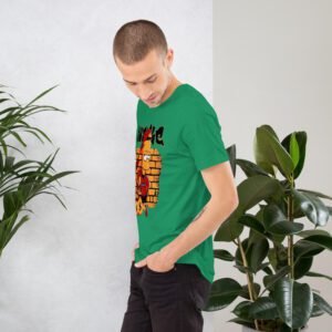 Men's Unisex Aqua Heather Prism Ice Blue T-Shirt | Lightweight Cotton | Urban Life Apparel