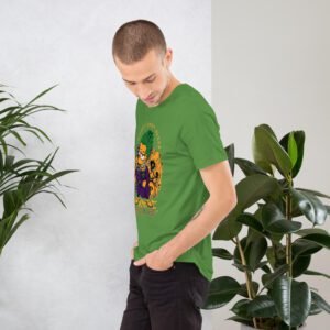Urban Life Unisex Aqua Black Heather Prism Ice Blue T-Shirt | Combed Cotton | Lightweight