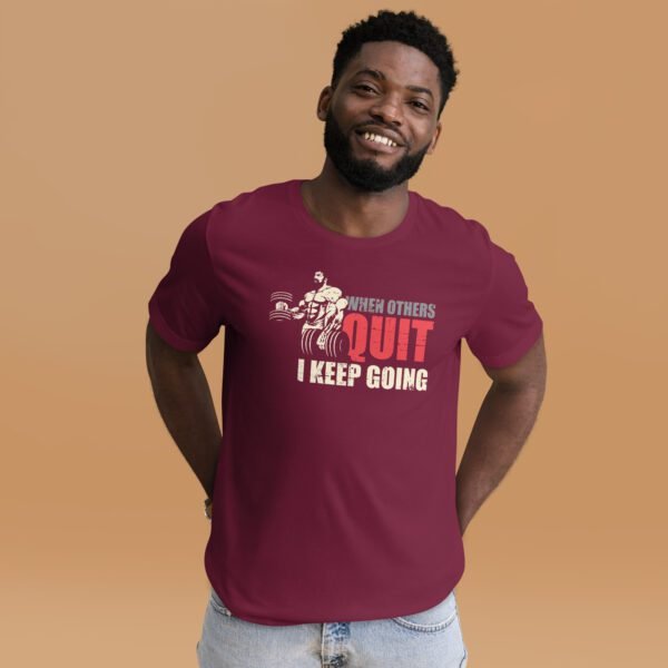 Determination T-Shirt: Black, Forest, Heather & More - Sizes S-4XL - Fitness Apparel - Image 12