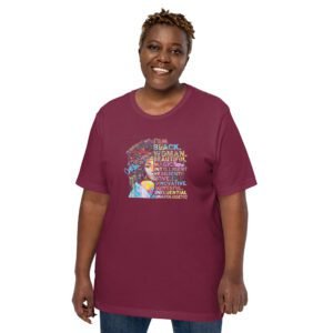 Black Resilience Tee-Shirt | Powerful Love Essence | Army, Black, Heather Forest, Maroon | 2XL-4XL, S-XL | Urban Life T-Shirts