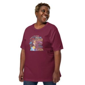 Black Resilience Tee-Shirt | Powerful Love Essence | Army, Black, Heather Forest, Maroon | 2XL-4XL, S-XL | Urban Life T-Shirts