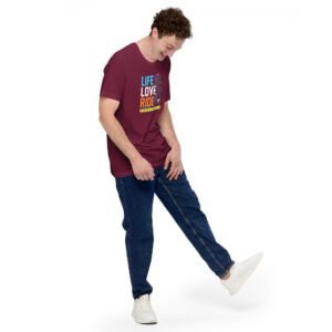 Urban Life BMX T-Shirt in Aqua, Black, Forest, Maroon, Navy, Olive, Red, True Royal | Sizes S-4XL | 100% Cotton