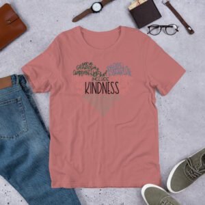 Spread Kindness Daily Classic T-Shirt in Asphalt, Athletic Heather, Berry, and More - Sizes S-4XL - Urban Life Apparel