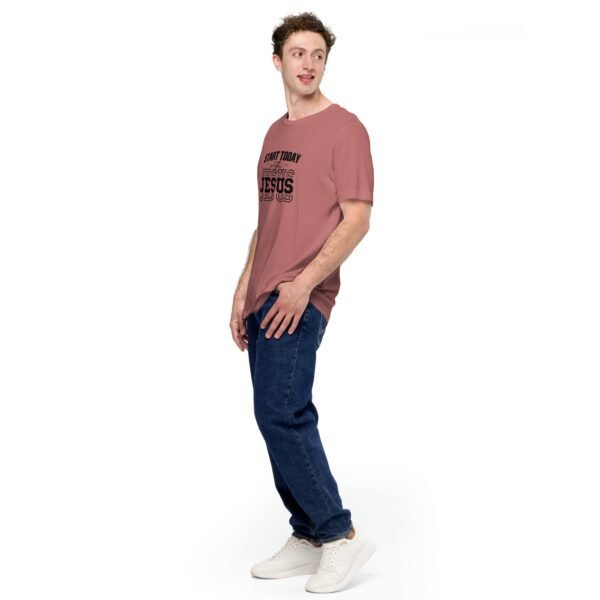 Start Today with Jesus Inspirational Tee | Spiritual T-Shirts in Various Colors and Sizes - Image 10