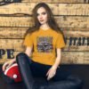 Vintage American Motorcycle Tee in Black, Heather Midnight Navy, Mustard | XS-4XL | 100% Cotton | Cars - Image 6