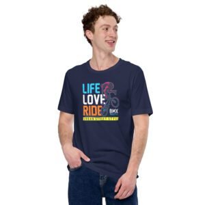 Urban Life BMX T-Shirt in Aqua, Black, Forest, Maroon, Navy, Olive, Red, True Royal | Sizes S-4XL | 100% Cotton
