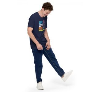 Urban Life BMX T-Shirt in Aqua, Black, Forest, Maroon, Navy, Olive, Red, True Royal | Sizes S-4XL | 100% Cotton