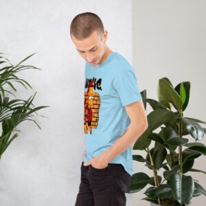 Men's Unisex Aqua Heather Prism Ice Blue T-Shirt | Lightweight Cotton | Urban Life Apparel