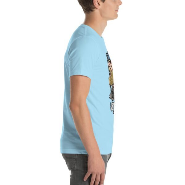 Veterans Never Give Up Tee-Shirt in Aqua, Berry, Gold - Patriotic Apparel for Heroes - Image 53