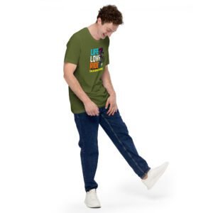 Urban Life BMX T-Shirt in Aqua, Black, Forest, Maroon, Navy, Olive, Red, True Royal | Sizes S-4XL | 100% Cotton