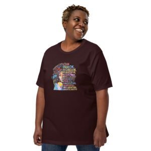 Black Resilience Tee-Shirt | Powerful Love Essence | Army, Black, Heather Forest, Maroon | 2XL-4XL, S-XL | Urban Life T-Shirts