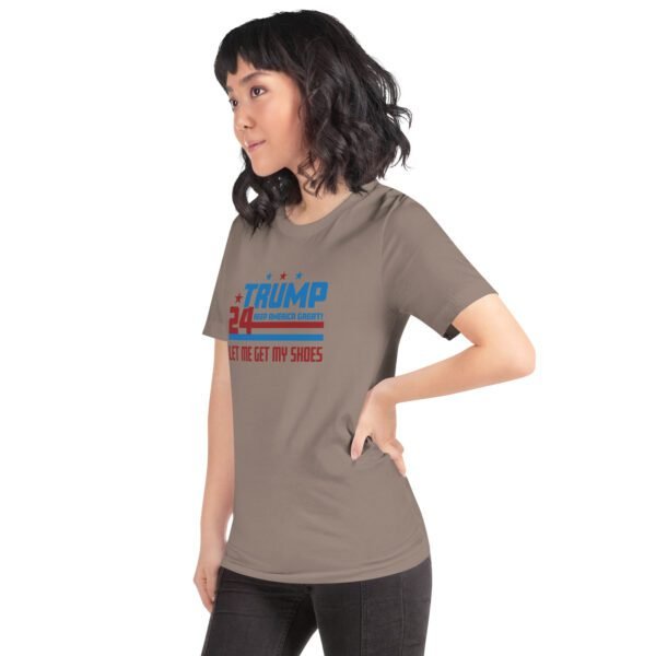 Trump 2024 Keep America Great Graphic T-Shirt in Heather Prism Dusty Blue, Ice Blue, Lilac, Peach, Pebble, Soft Cream, Tan, Toast, White - XS-4XL - 100% Cotton - Donald Elections Tee - Image 8
