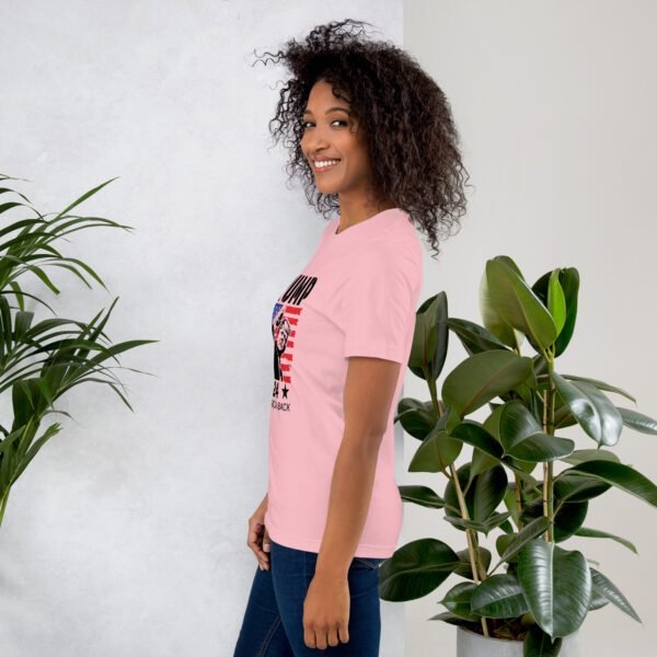 Trump 2024 Take America Back Tee-Shirt in Heather Prism Dusty Blue - Available in Various Sizes - 100% Combed Cotton - Lightweight and Comfortable - Perfect for Donald Supporters - Elections T-Shirts - Image 27