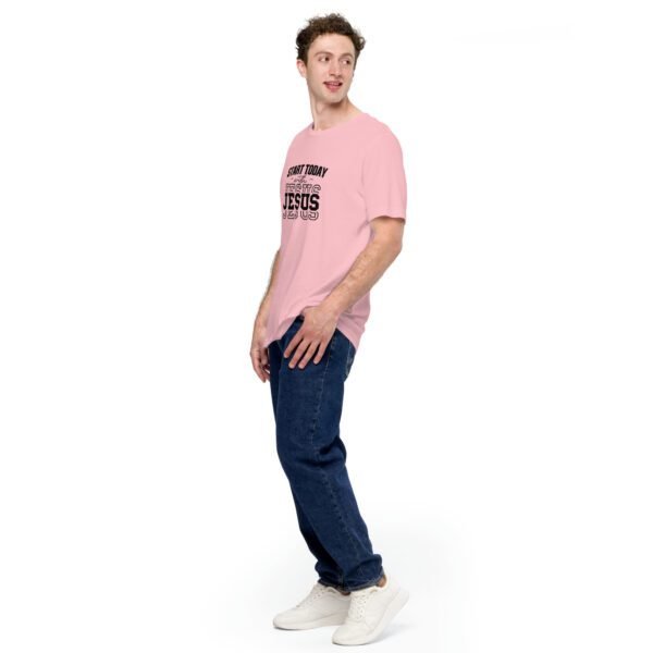 Start Today with Jesus Inspirational Tee | Spiritual T-Shirts in Various Colors and Sizes - Image 22