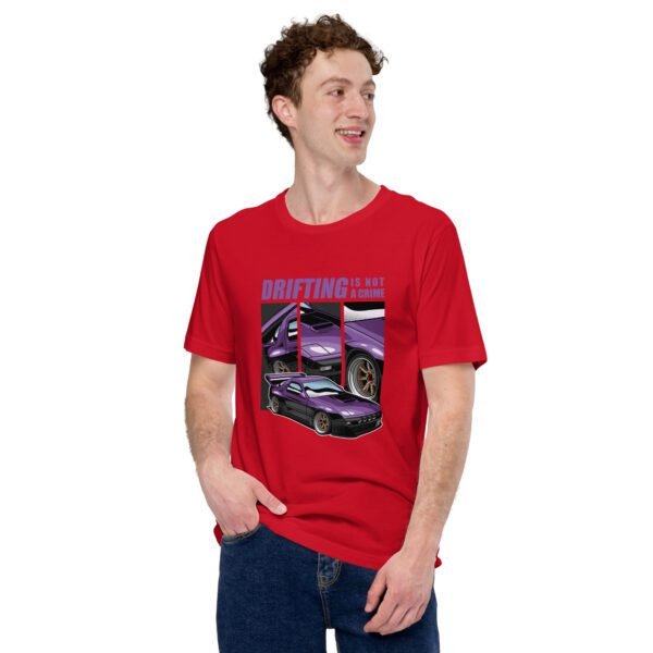 Drifting As Crime Casual Tee | Various Colors & Sizes Available | Perfect for Car Enthusiasts - Image 2