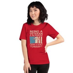 Veteran and Mom Honor and Priceless Love T-Shirt