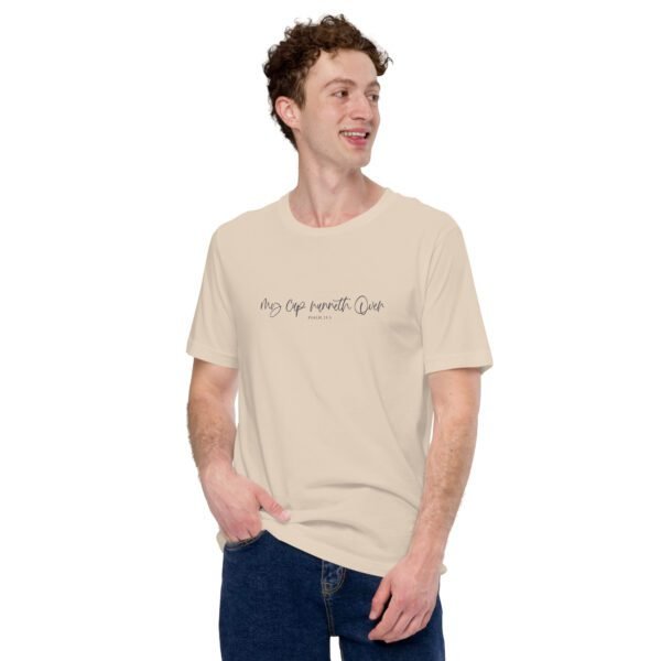 Psalm My Cup Overflows T-Shirt: Spiritual Tee in Various Colors and Sizes - Image 29