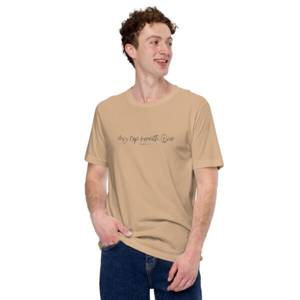 Psalm My Cup Overflows T-Shirt: Spiritual Tee in Various Colors and Sizes - Image 18