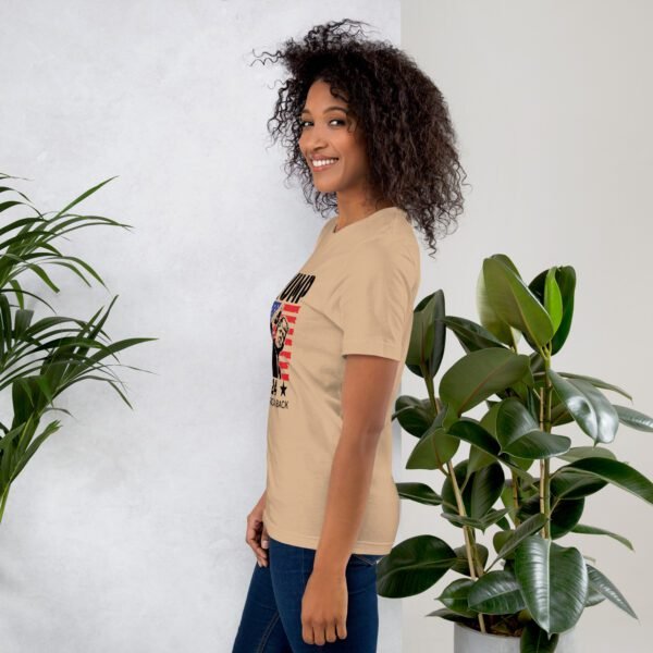 Trump 2024 Take America Back Tee-Shirt in Heather Prism Dusty Blue - Available in Various Sizes - 100% Combed Cotton - Lightweight and Comfortable - Perfect for Donald Supporters - Elections T-Shirts - Image 19
