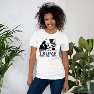 TRUMP 2024 Vote for America Tee-Shirt | Variety of Colors & Sizes | Donald, Elections, T-Shirts