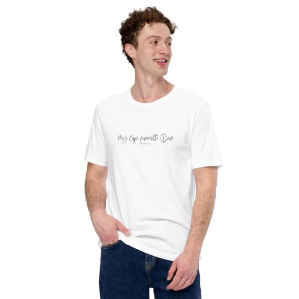 Psalm My Cup Overflows T-Shirt: Spiritual Tee in Various Colors and Sizes - Image 37