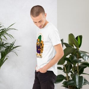 Urban Life Unisex Aqua Black Heather Prism Ice Blue T-Shirt | Combed Cotton | Lightweight