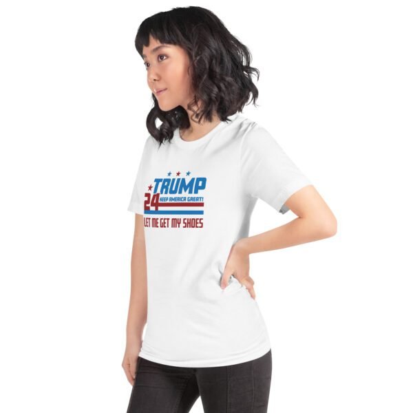 Trump 2024 Keep America Great Graphic T-Shirt in Heather Prism Dusty Blue, Ice Blue, Lilac, Peach, Pebble, Soft Cream, Tan, Toast, White - XS-4XL - 100% Cotton - Donald Elections Tee - Image 50