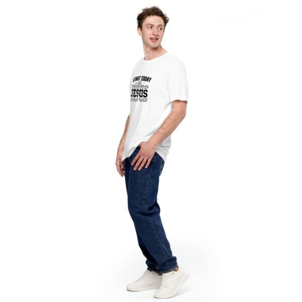 Start Today with Jesus Inspirational Tee | Spiritual T-Shirts in Various Colors and Sizes - Image 42