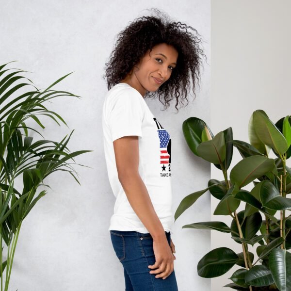 Trump 2024 Take America Back Tee-Shirt in Heather Prism Dusty Blue - Available in Various Sizes - 100% Combed Cotton - Lightweight and Comfortable - Perfect for Donald Supporters - Elections T-Shirts - Image 40
