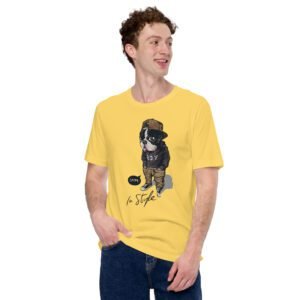 Stay Sharp Boy's Fashion Tee-Shirt in Ash, Athletic Heather, Citron - Trendy and Comfortable Styles for Boys