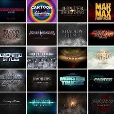 200+ Outstanding Text Effects