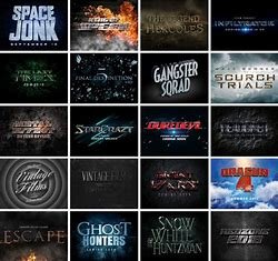 200+ Outstanding Text Effects